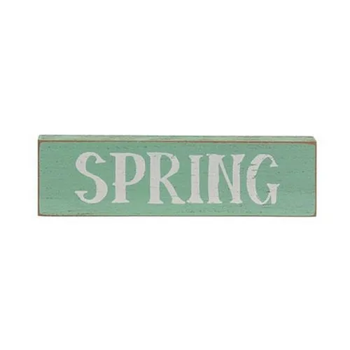 💙 Set of 3 Welcome Spring Blocks with Flower Truck
