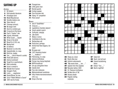 10 Minute Crossword Puzzles - An Official Mensa Book