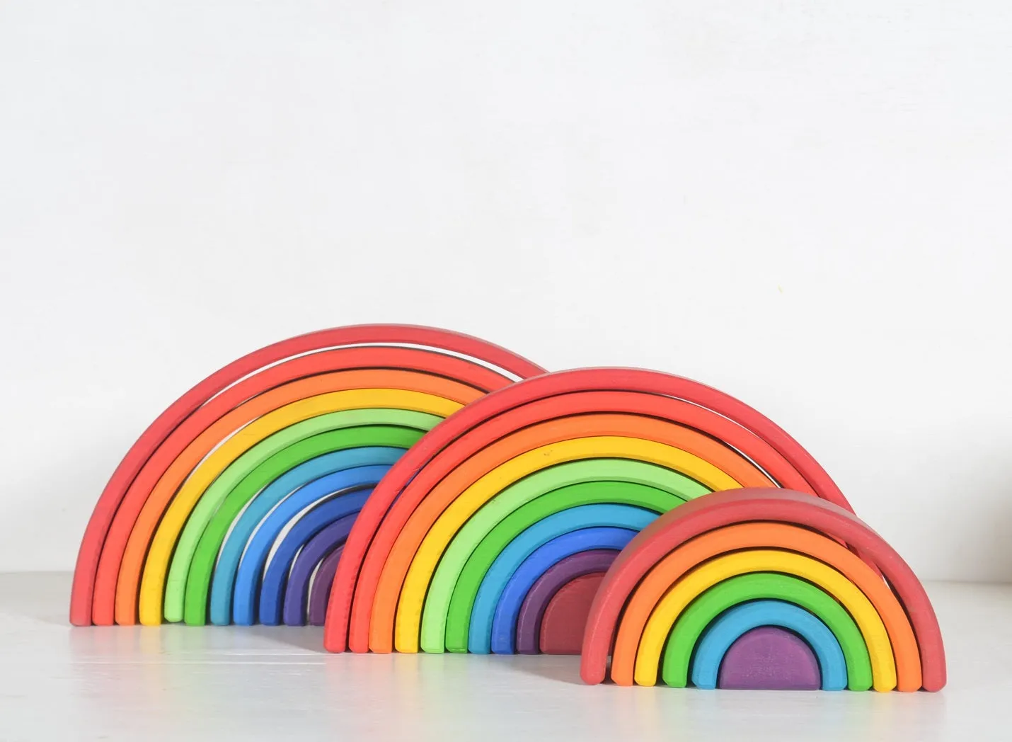 10-Piece Large Rainbow Stacker