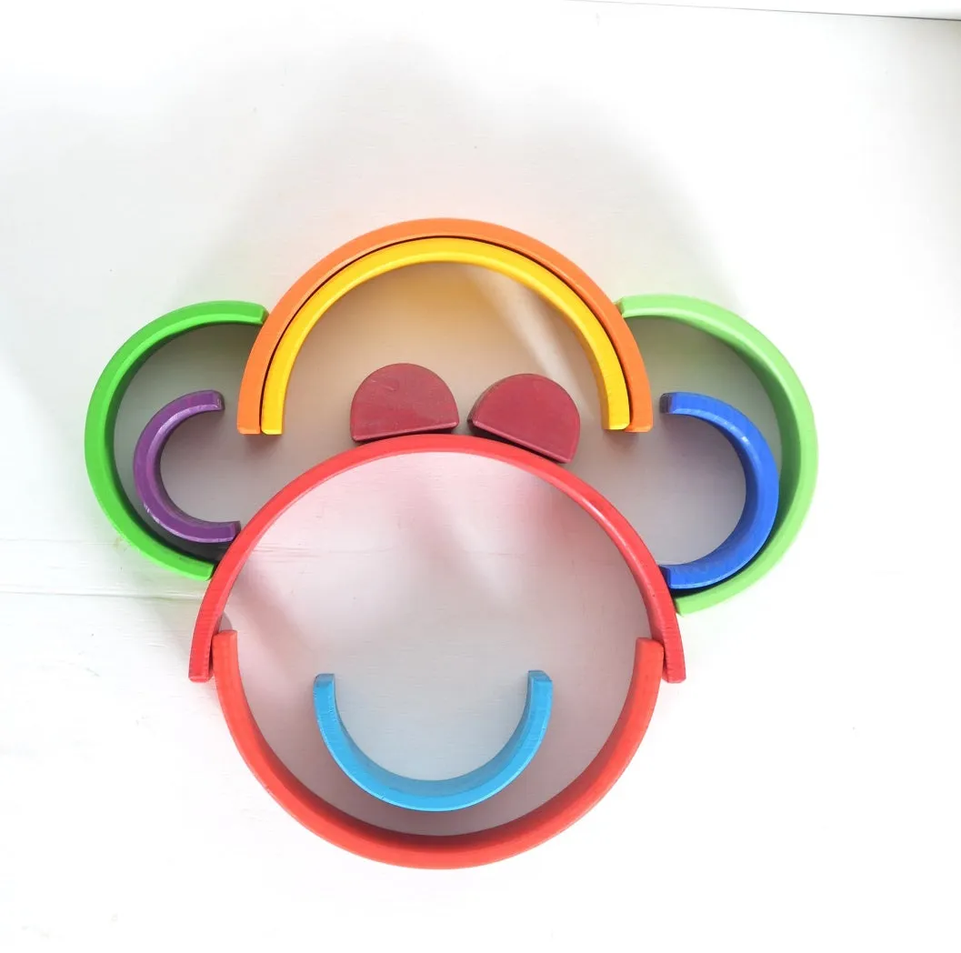10-Piece Large Rainbow Stacker