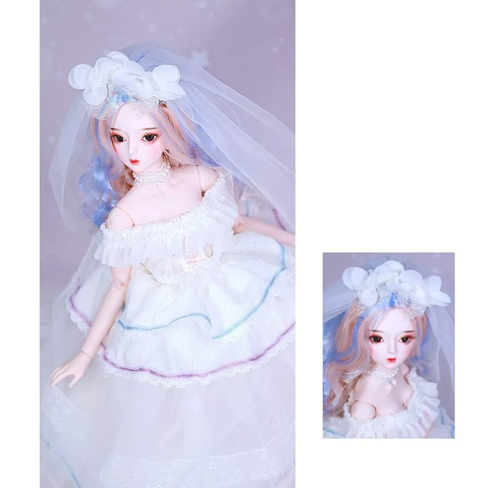 1/3 SD BJD Doll Children's Creative Toys Ball Jointed Doll DIY Toys Cosplay Fashion Dolls with Clothes Outfit Shoes Wig Hair Makeup