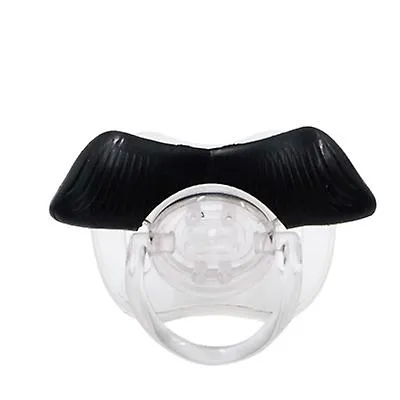 2Pcs 2# Funny Baby Beard Pacifiers Nipple, Food Grade Silicone Teethers AZ12398