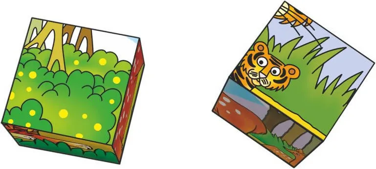 Animal Puzzle Cubes
