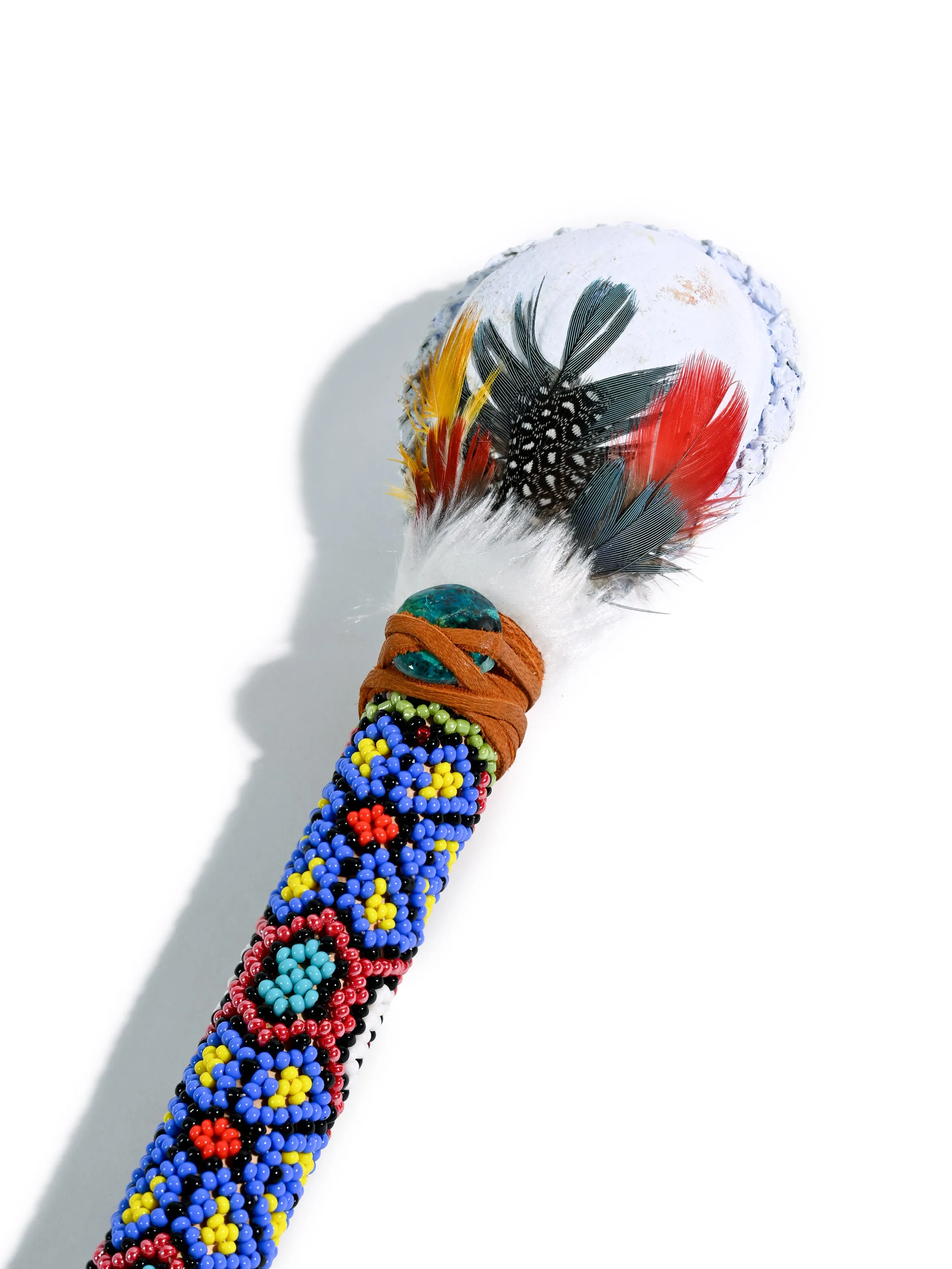 Ayahuasca Vine Beaded Rattle