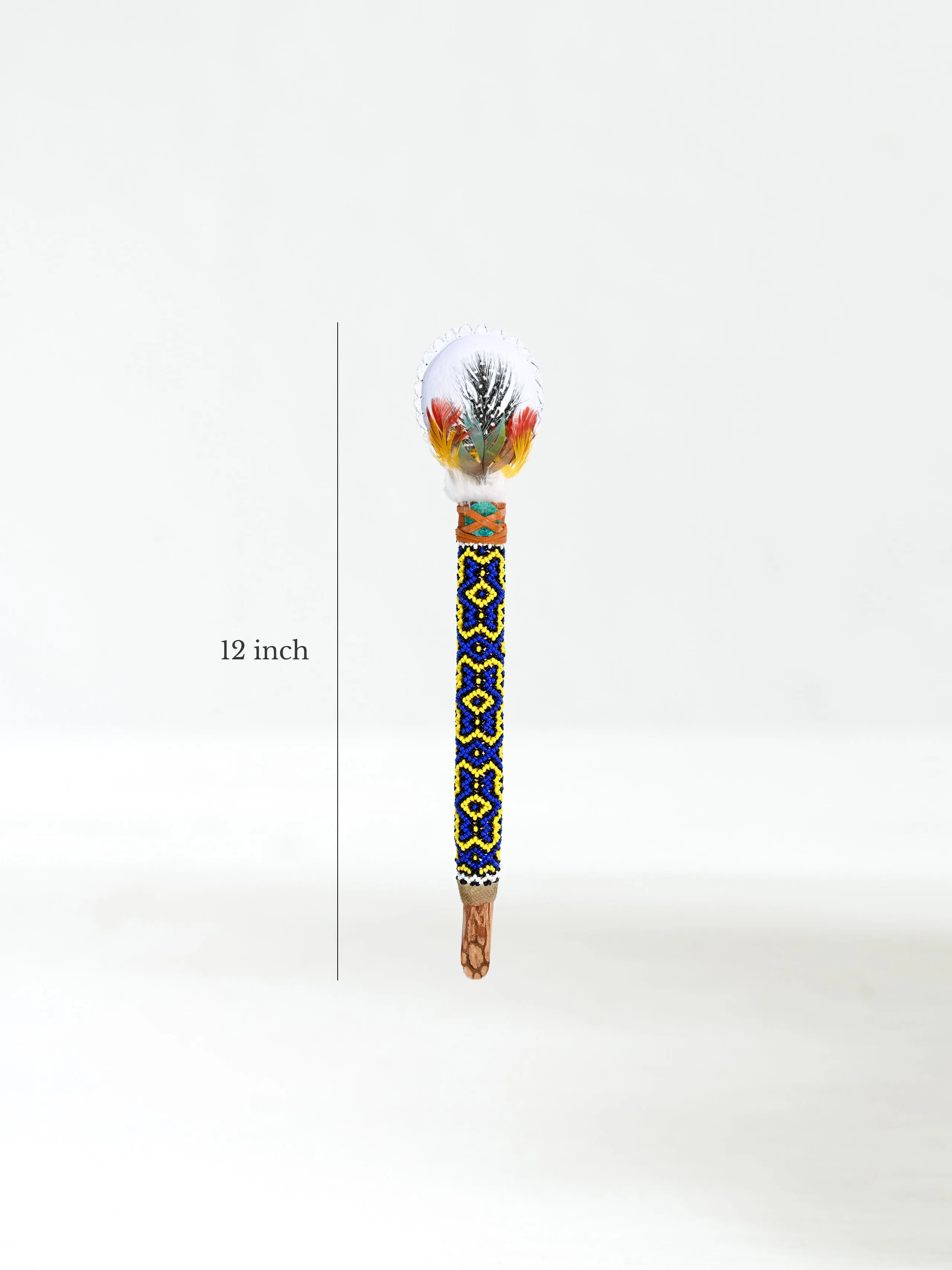 Ayahuasca Vine Beaded Rattle