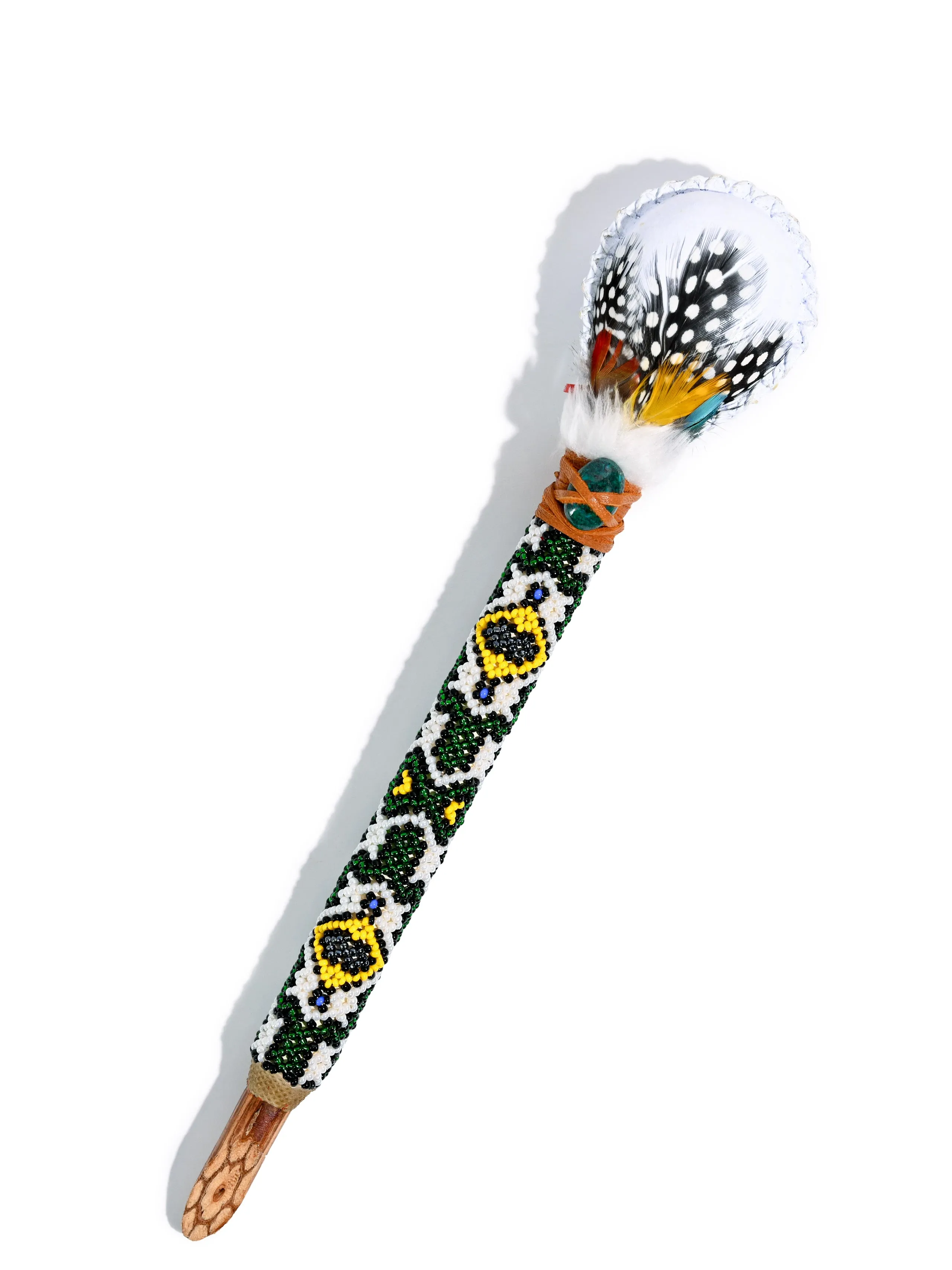 Ayahuasca Vine Beaded Rattle