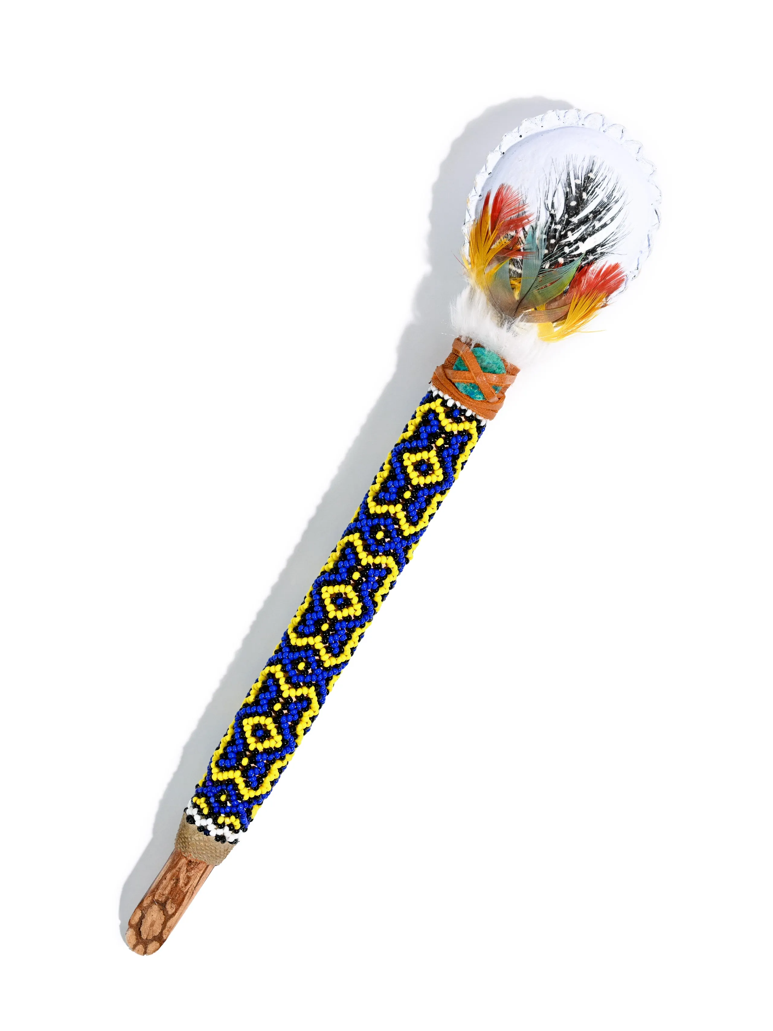 Ayahuasca Vine Beaded Rattle