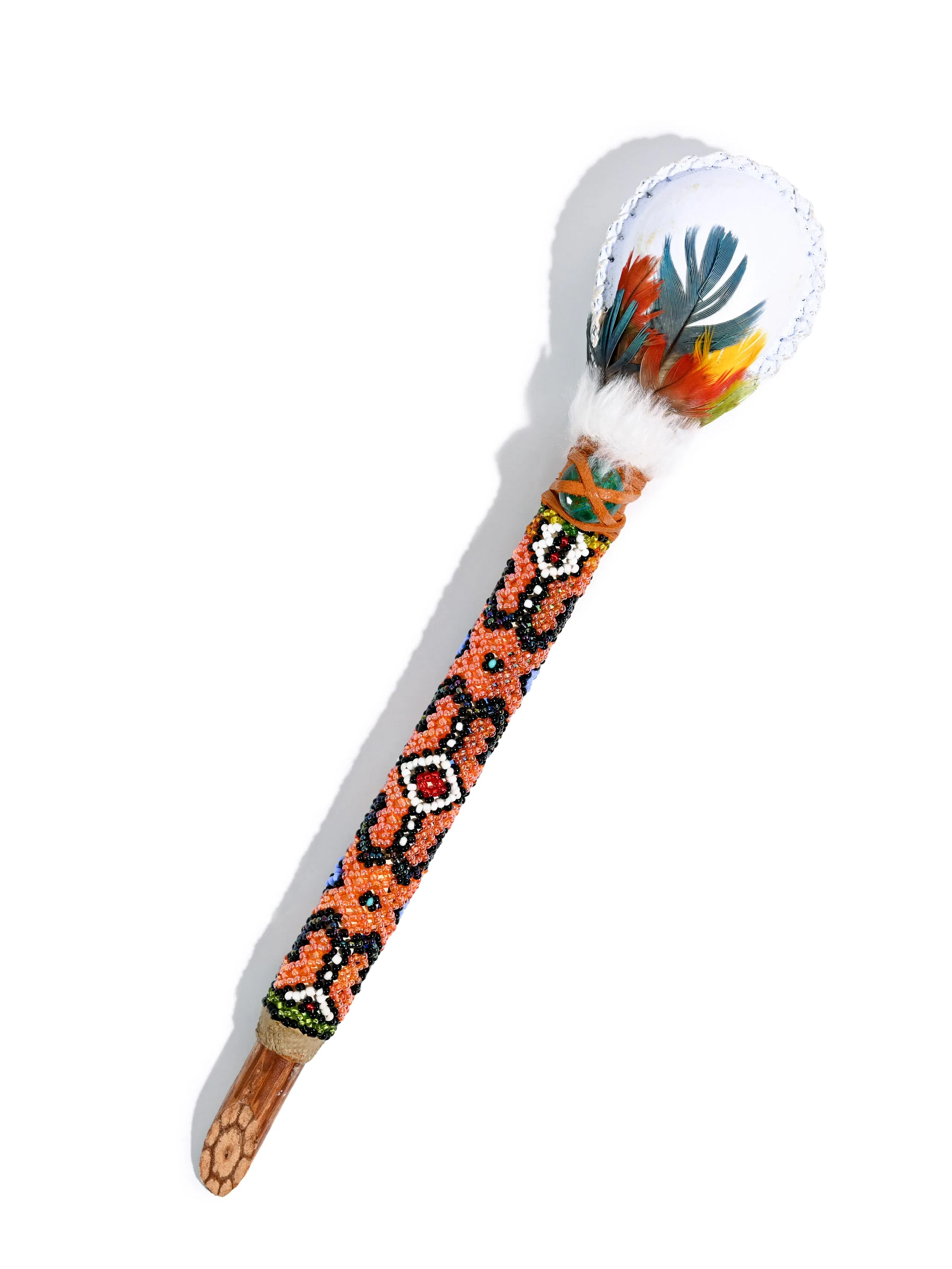 Ayahuasca Vine Beaded Rattle