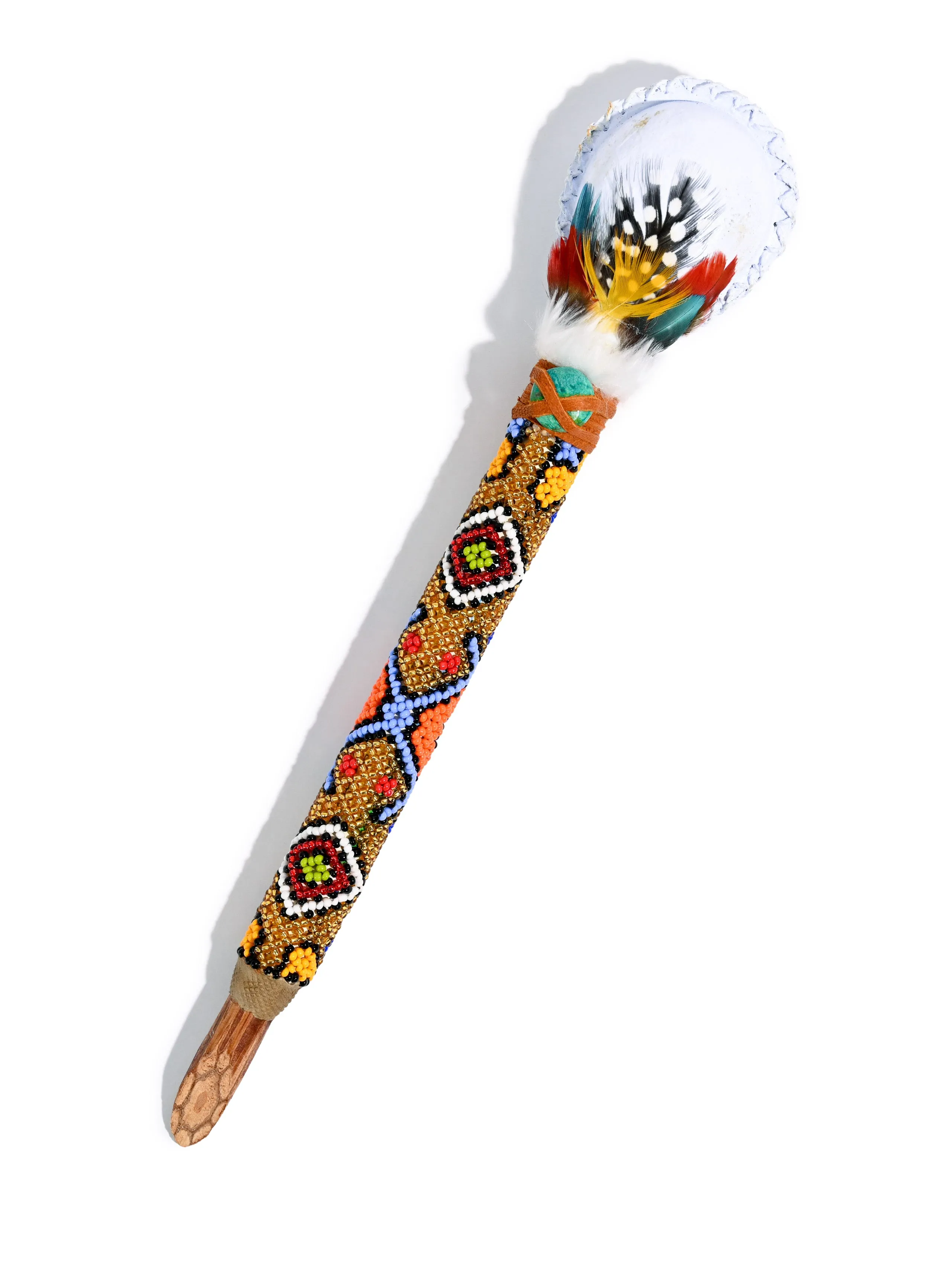 Ayahuasca Vine Beaded Rattle