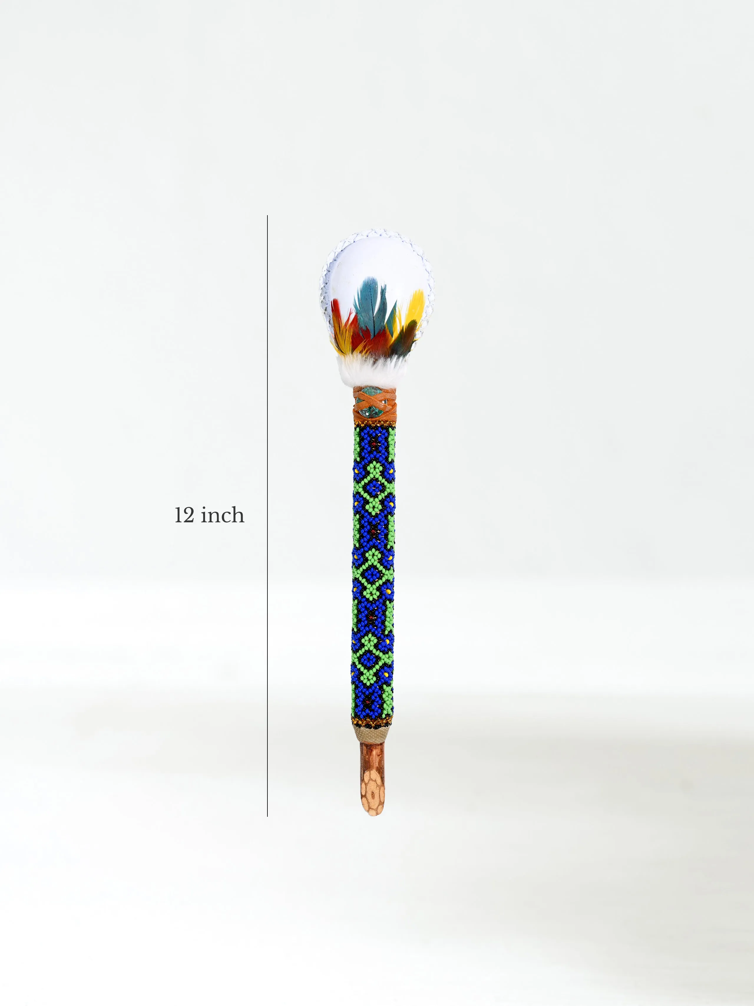 Ayahuasca Vine Beaded Rattle
