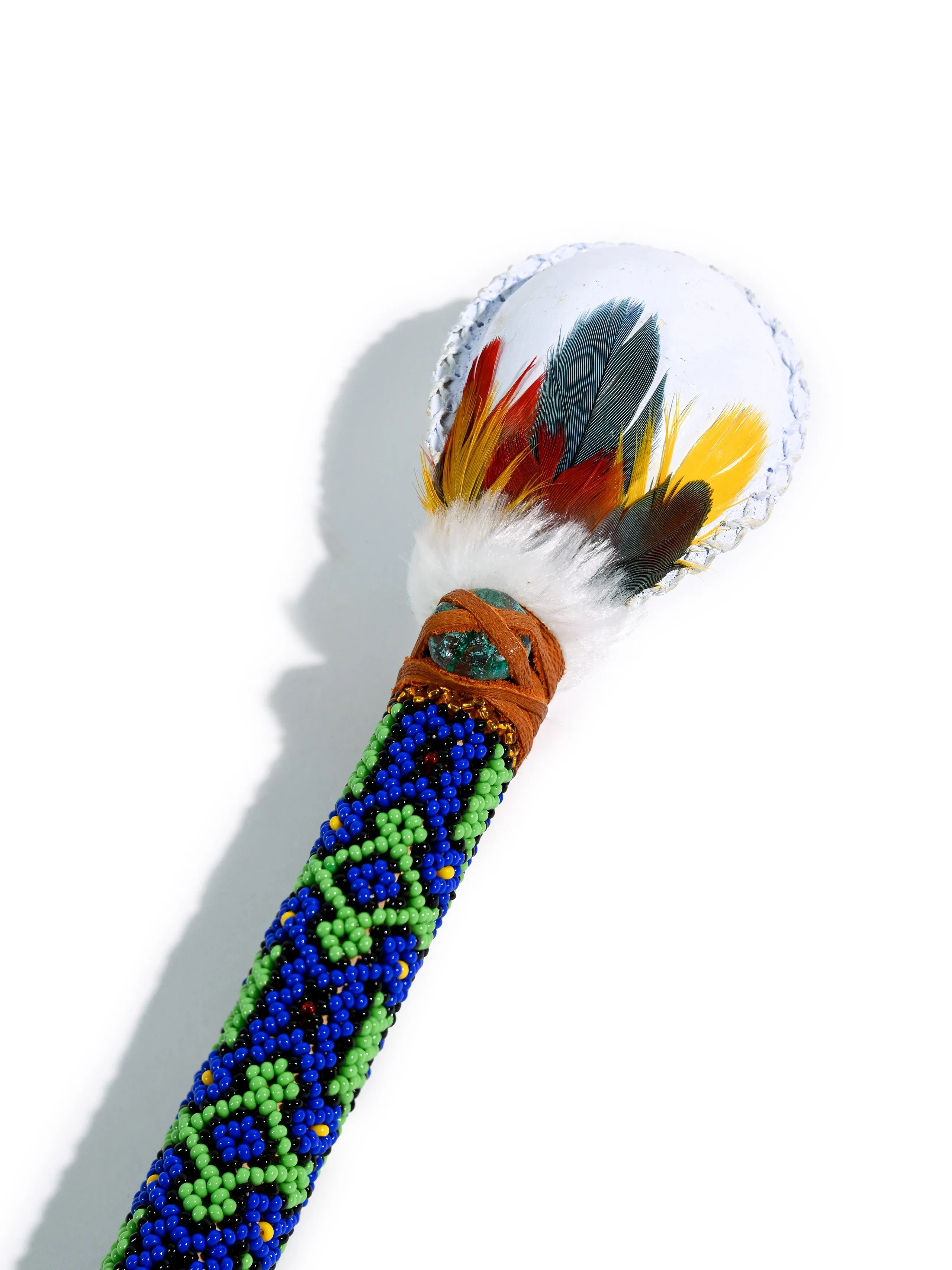 Ayahuasca Vine Beaded Rattle