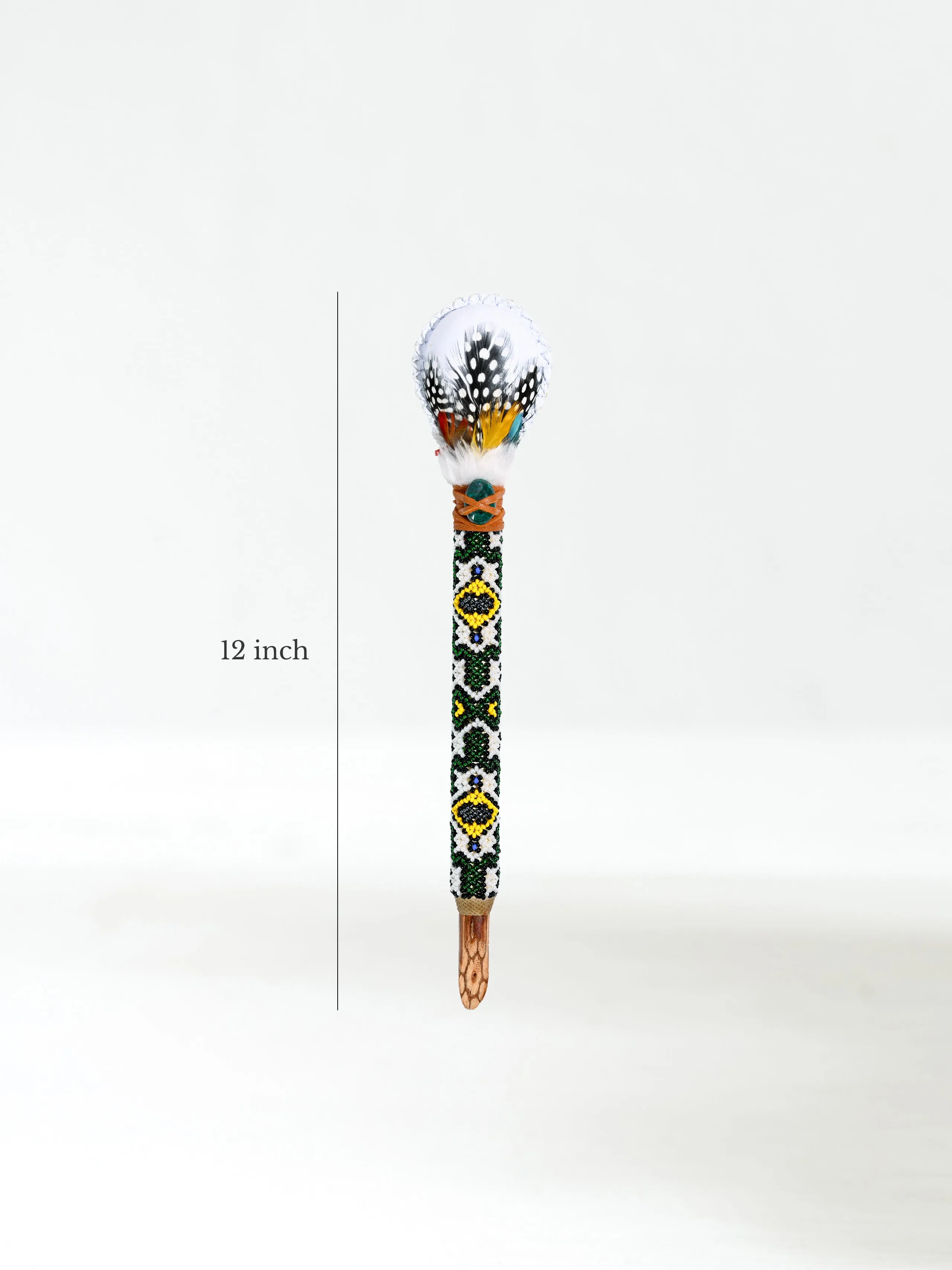 Ayahuasca Vine Beaded Rattle