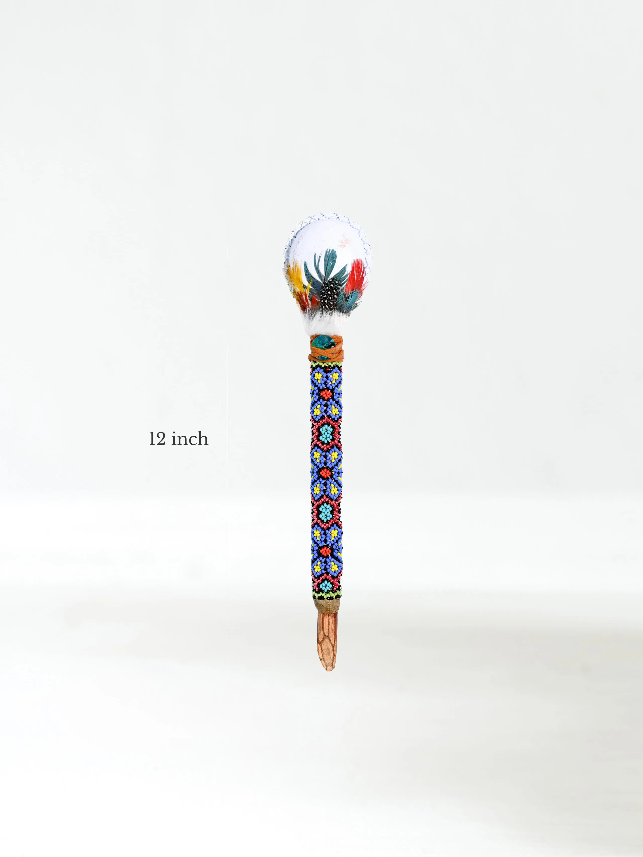 Ayahuasca Vine Beaded Rattle