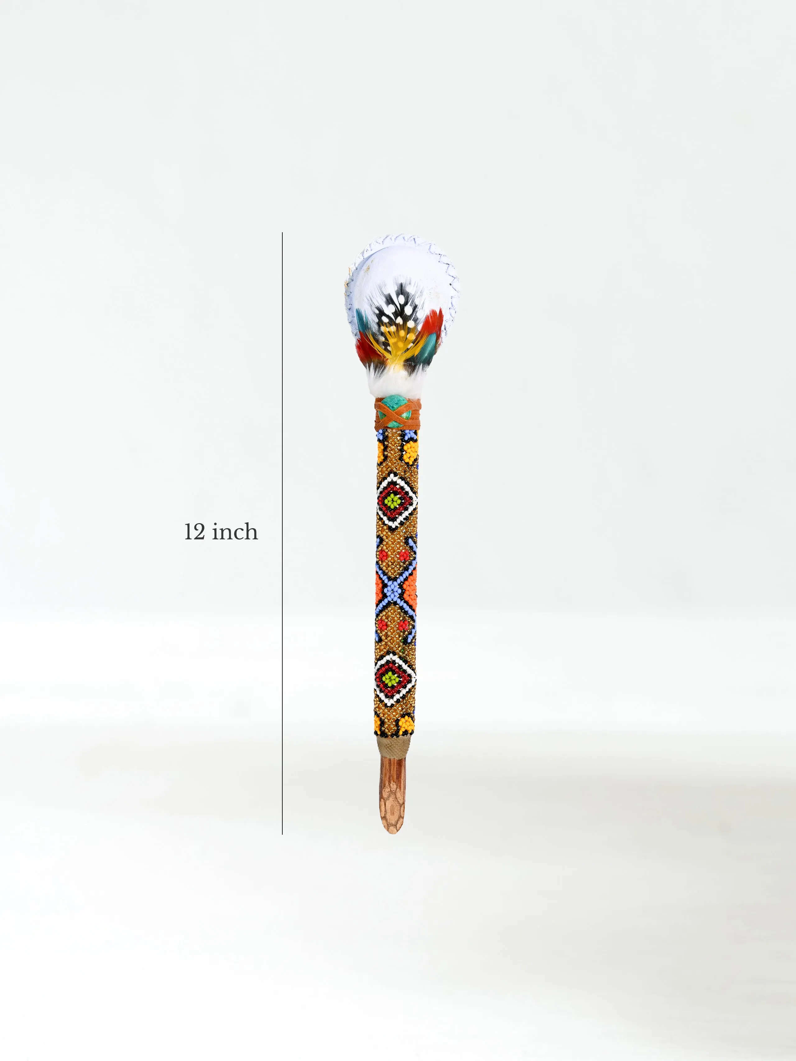Ayahuasca Vine Beaded Rattle