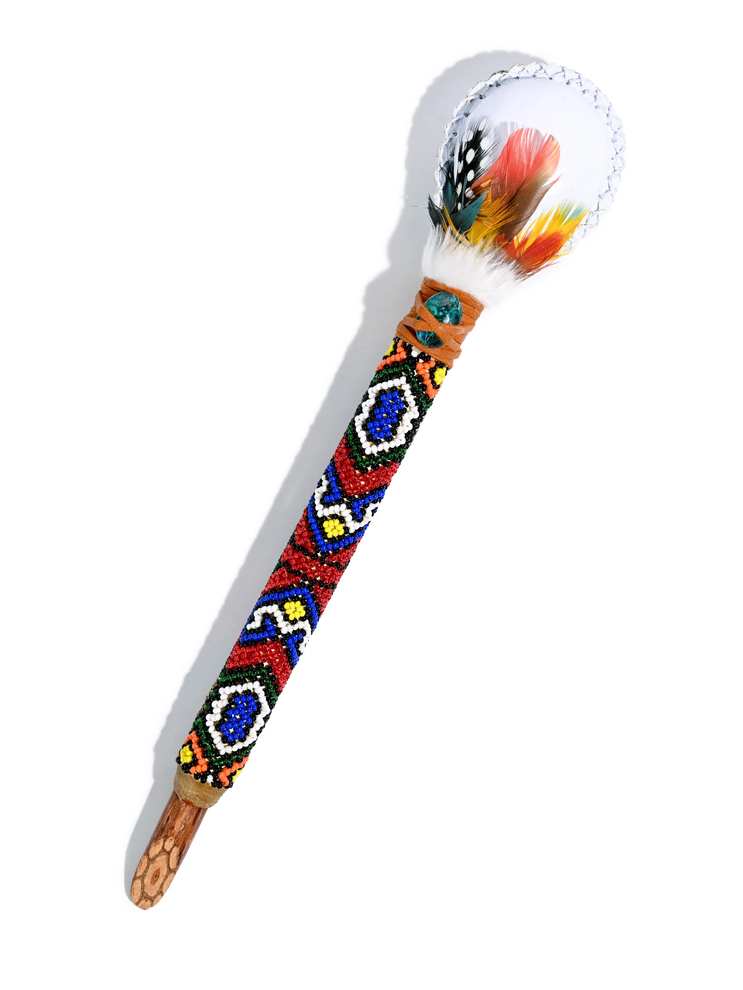 Ayahuasca Vine Beaded Rattle