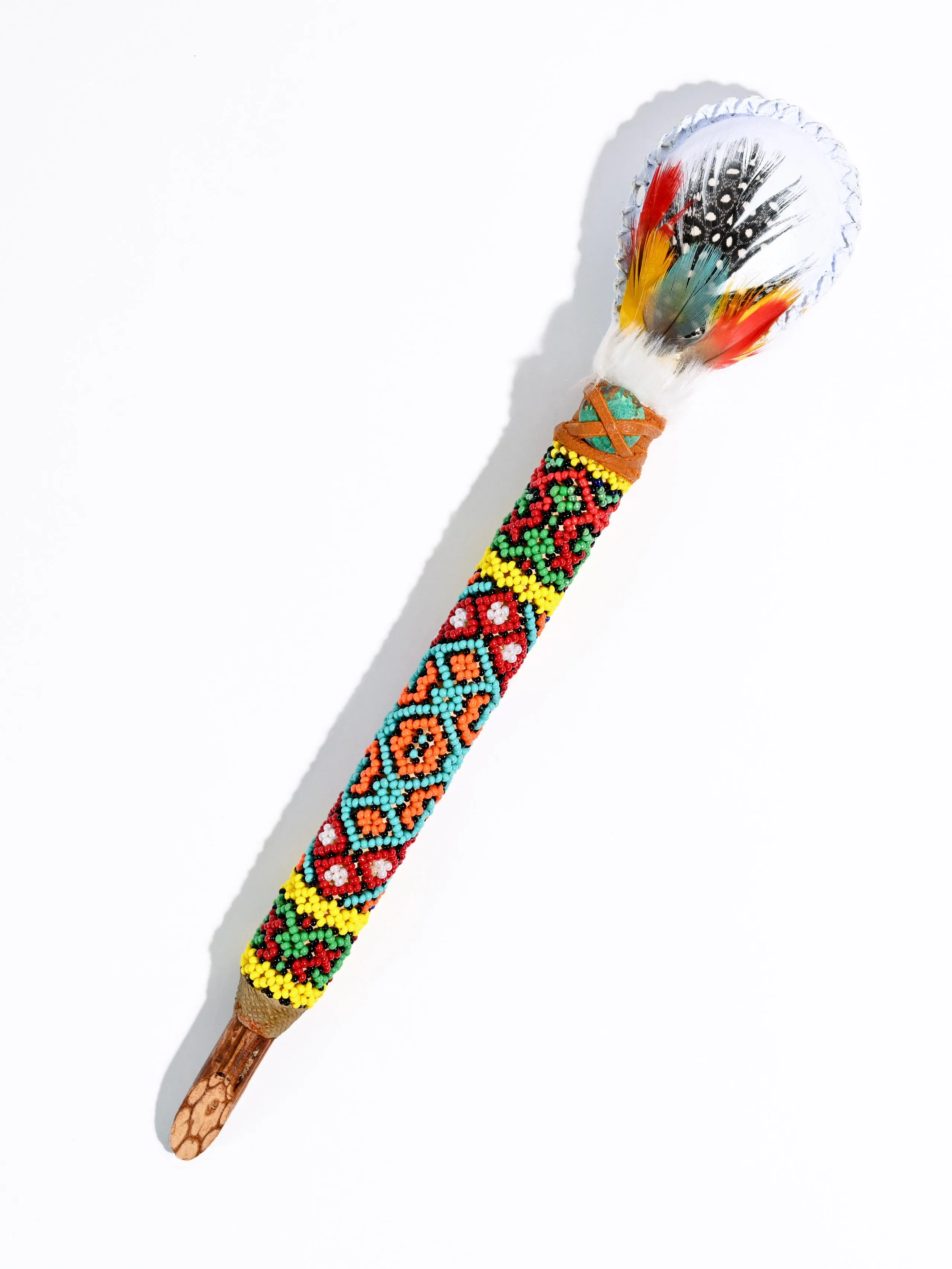 Ayahuasca Vine Beaded Rattle