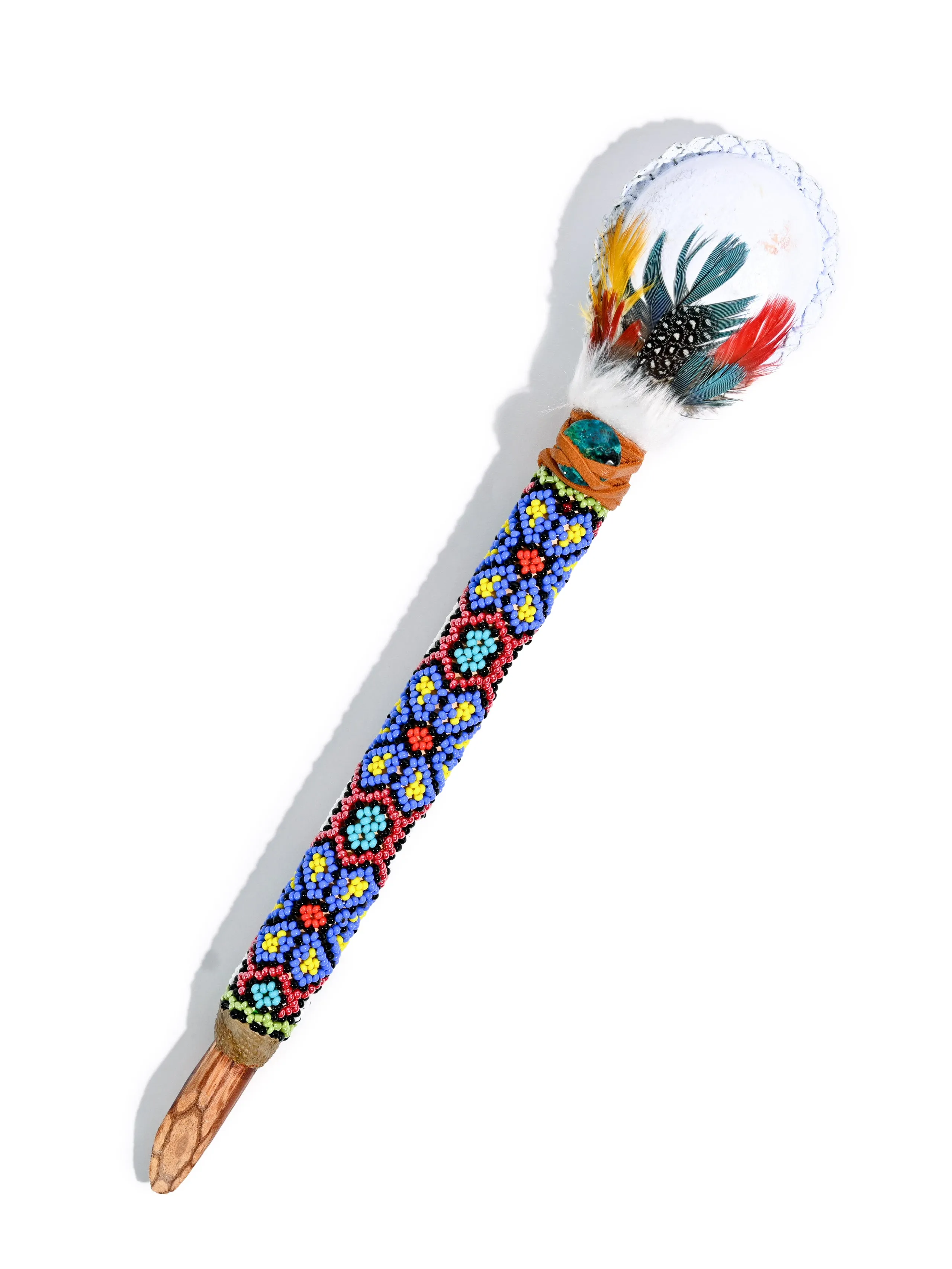 Ayahuasca Vine Beaded Rattle