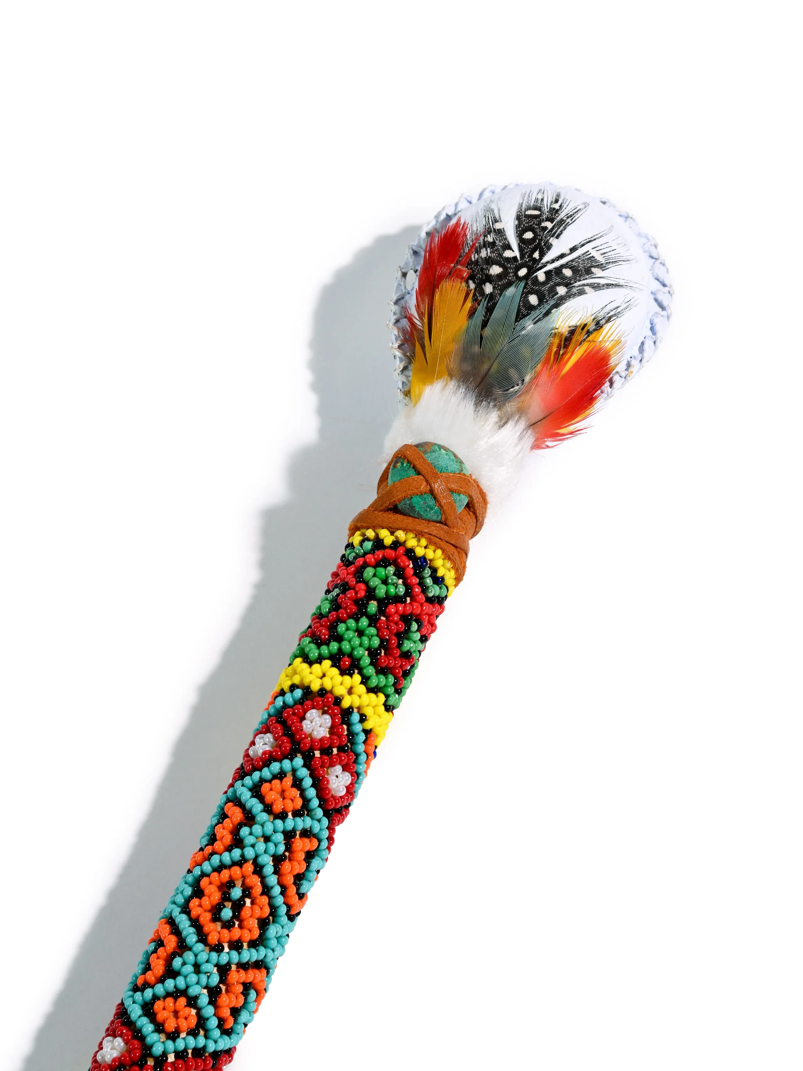 Ayahuasca Vine Beaded Rattle