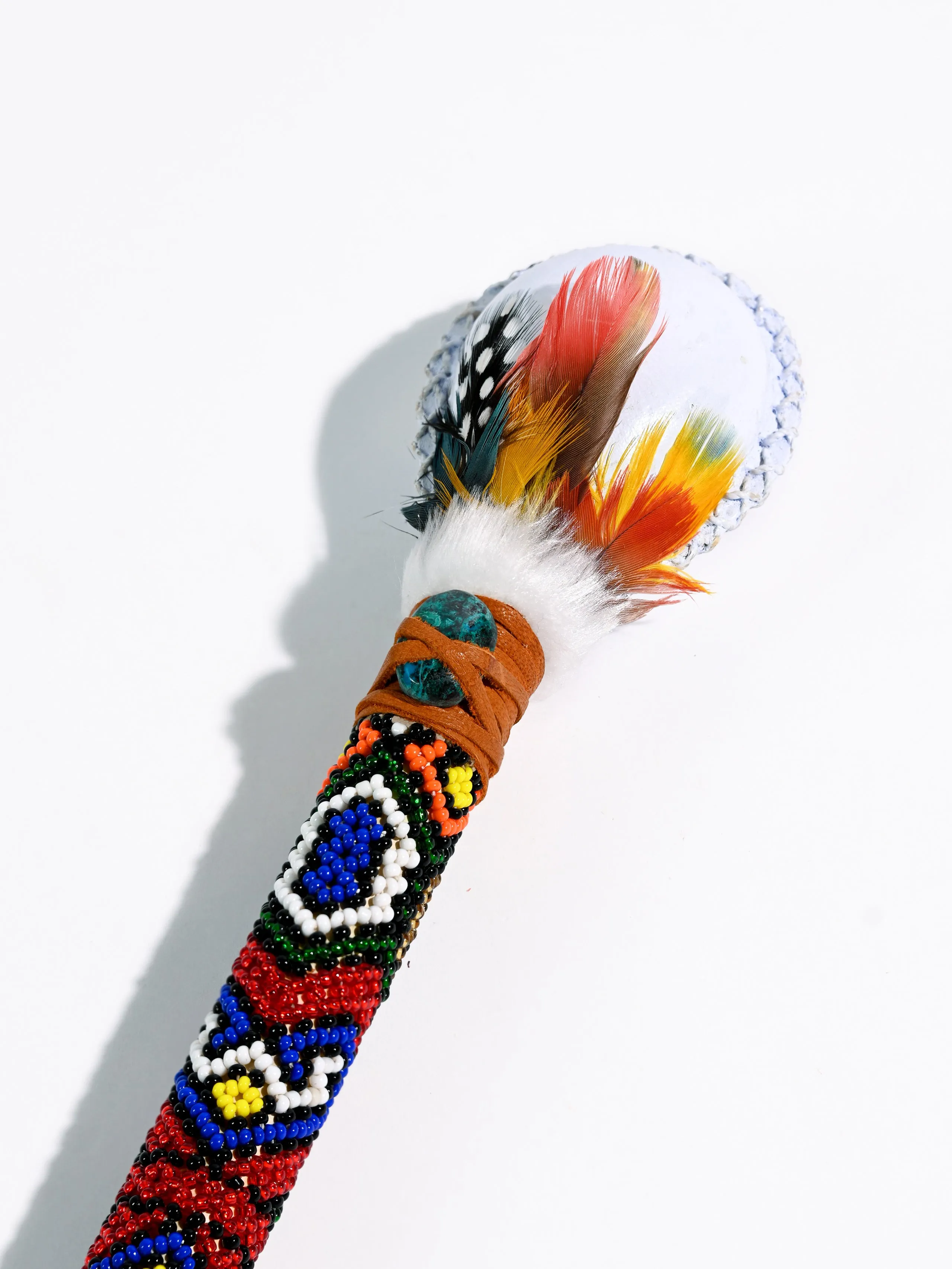 Ayahuasca Vine Beaded Rattle