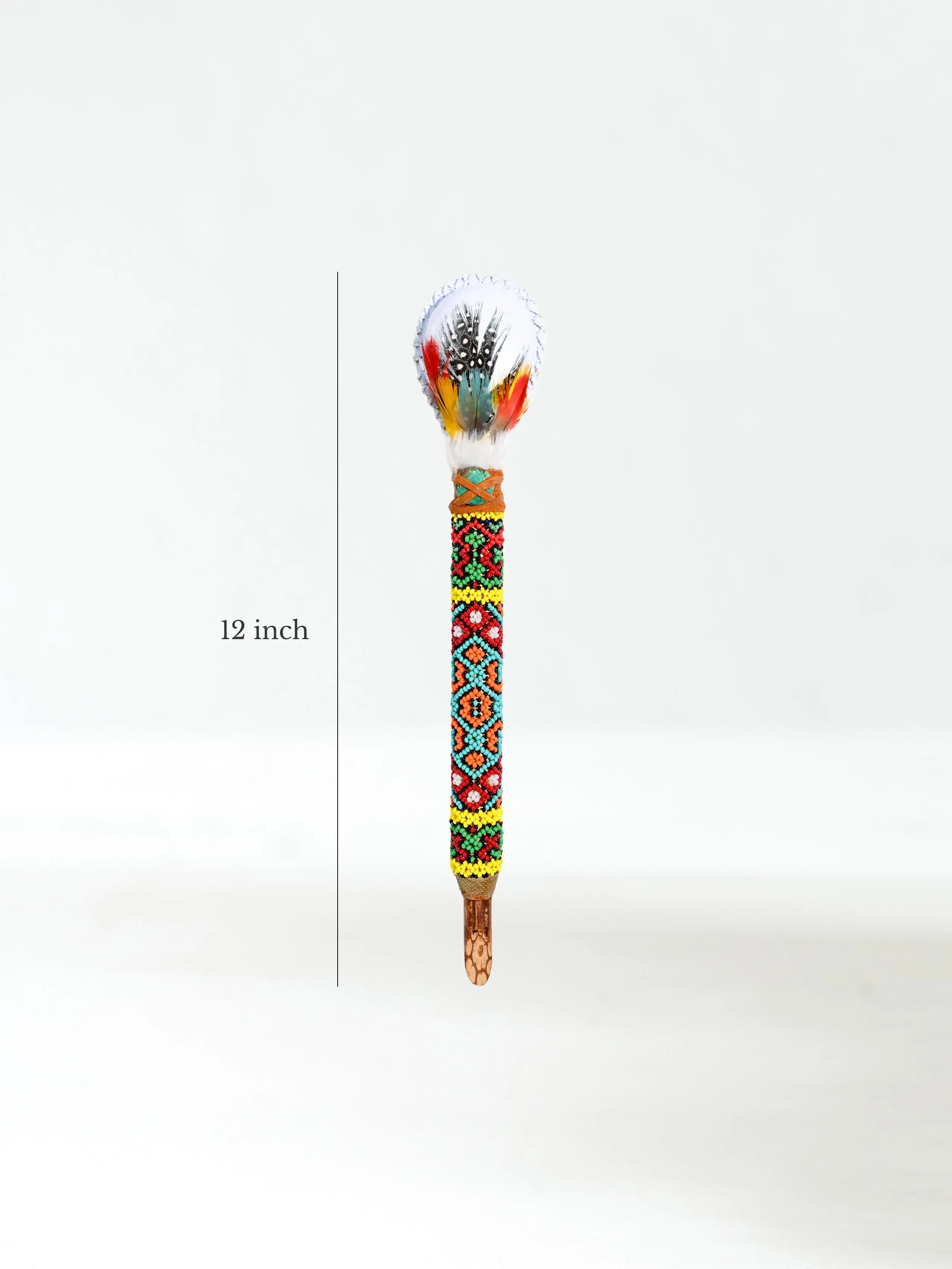 Ayahuasca Vine Beaded Rattle