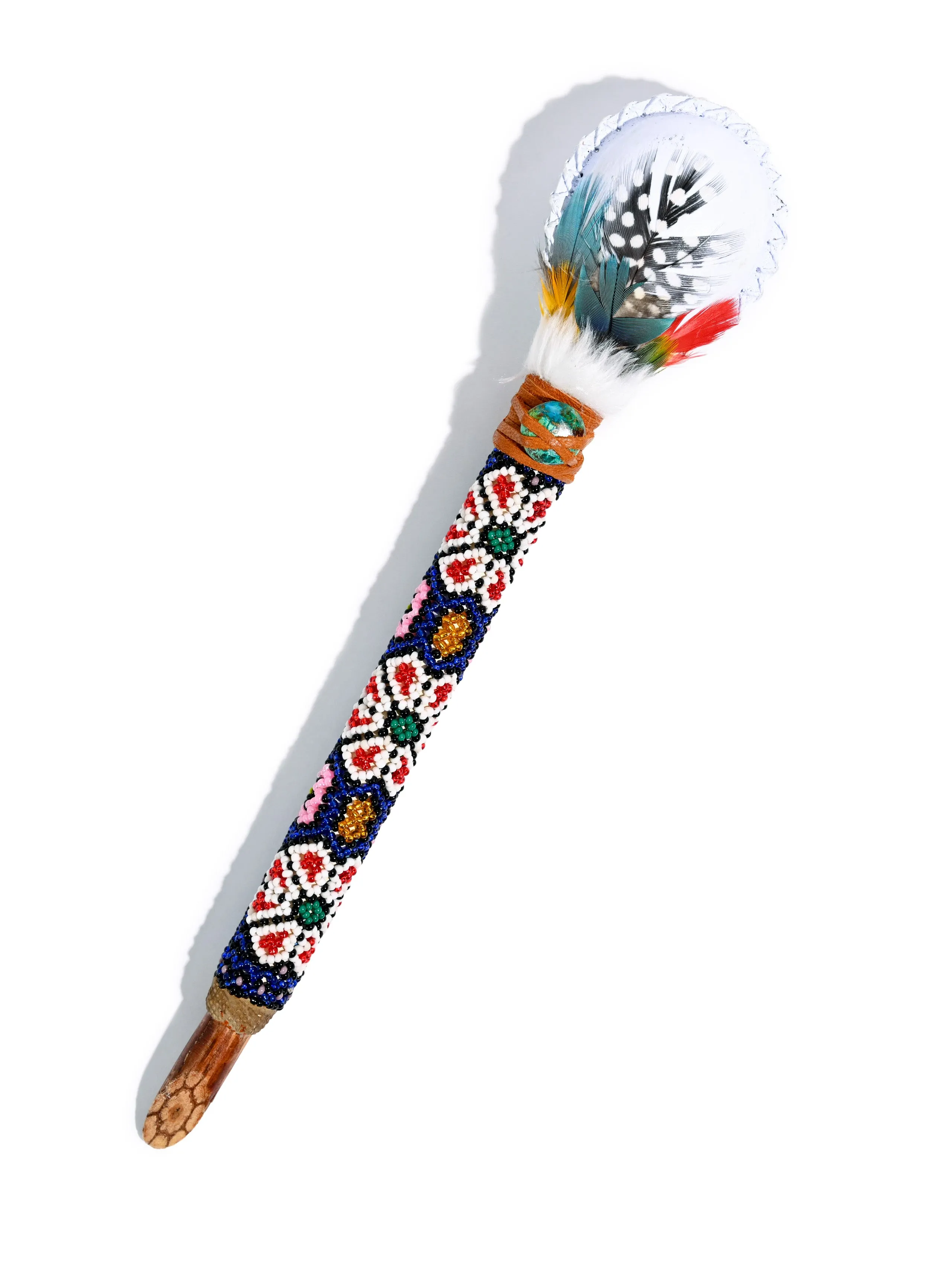 Ayahuasca Vine Beaded Rattle