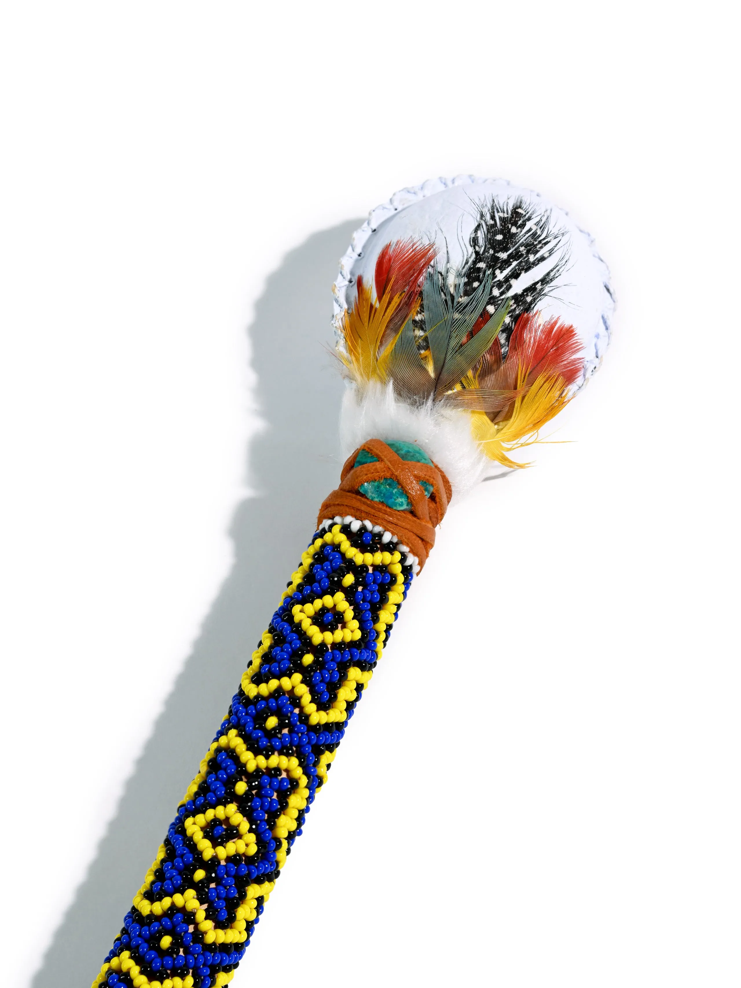 Ayahuasca Vine Beaded Rattle