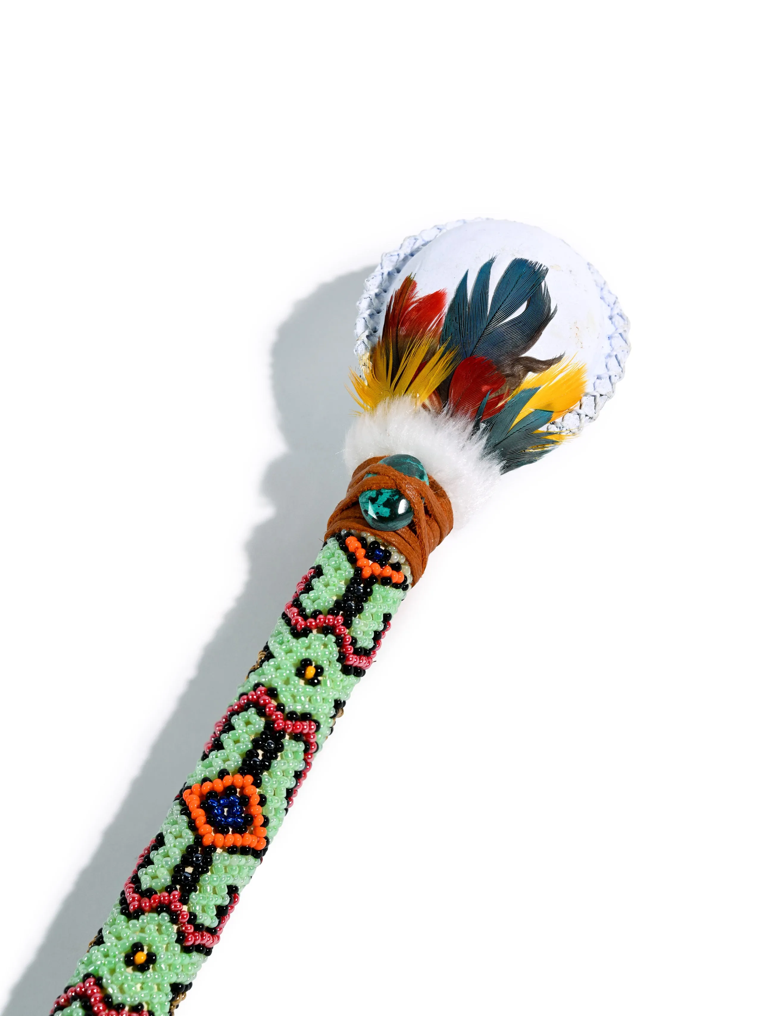 Ayahuasca Vine Beaded Rattle