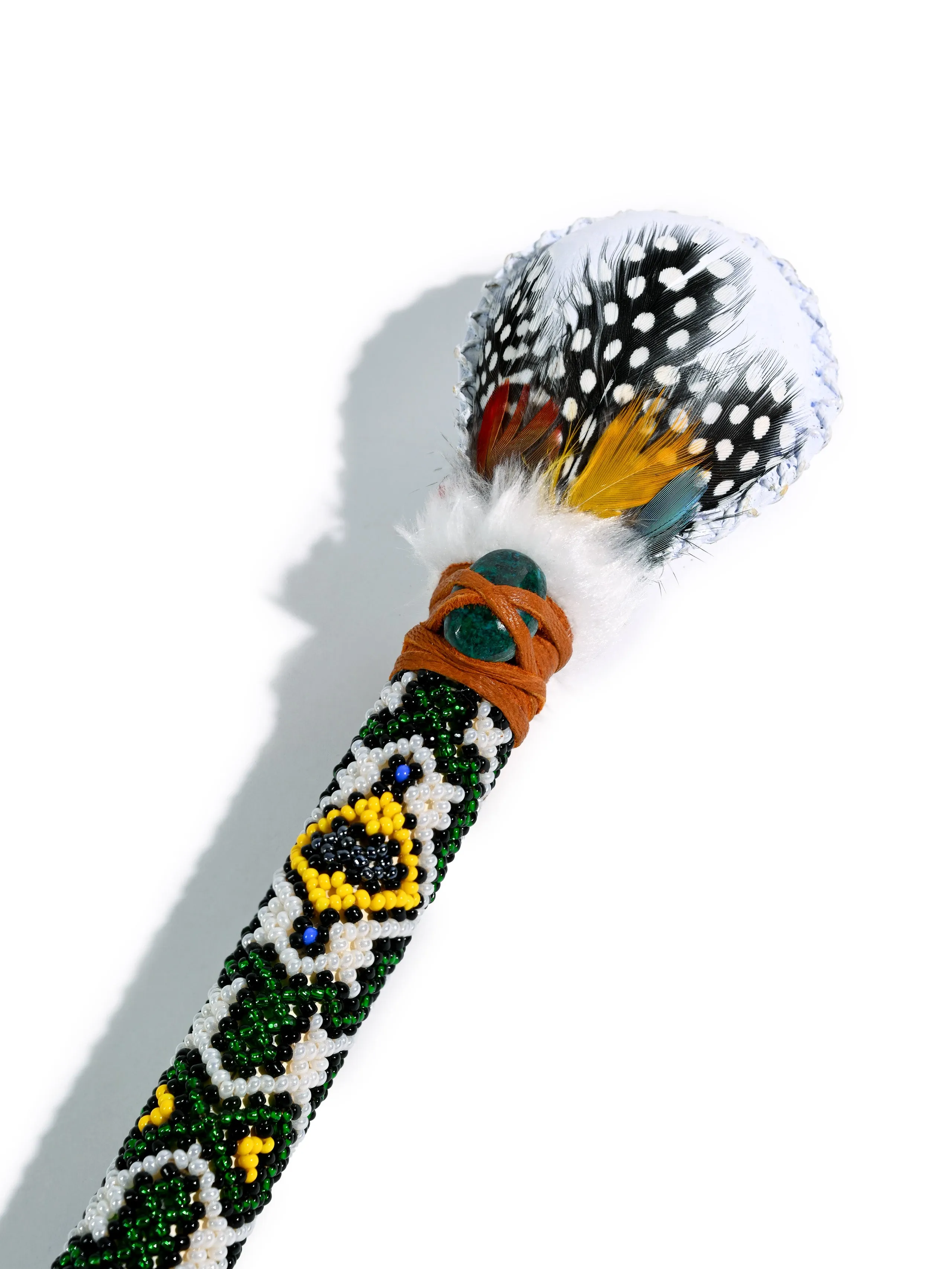 Ayahuasca Vine Beaded Rattle