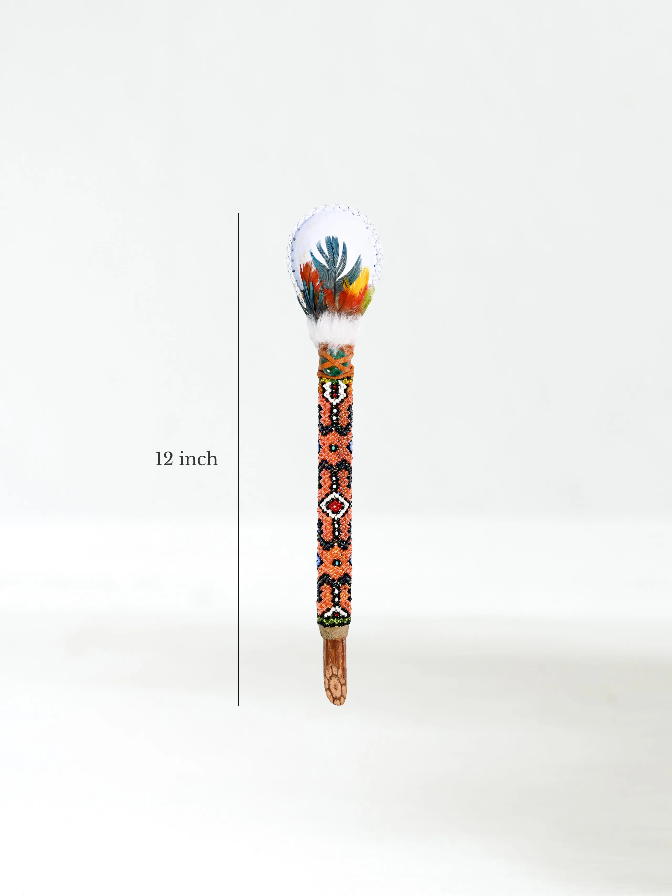 Ayahuasca Vine Beaded Rattle