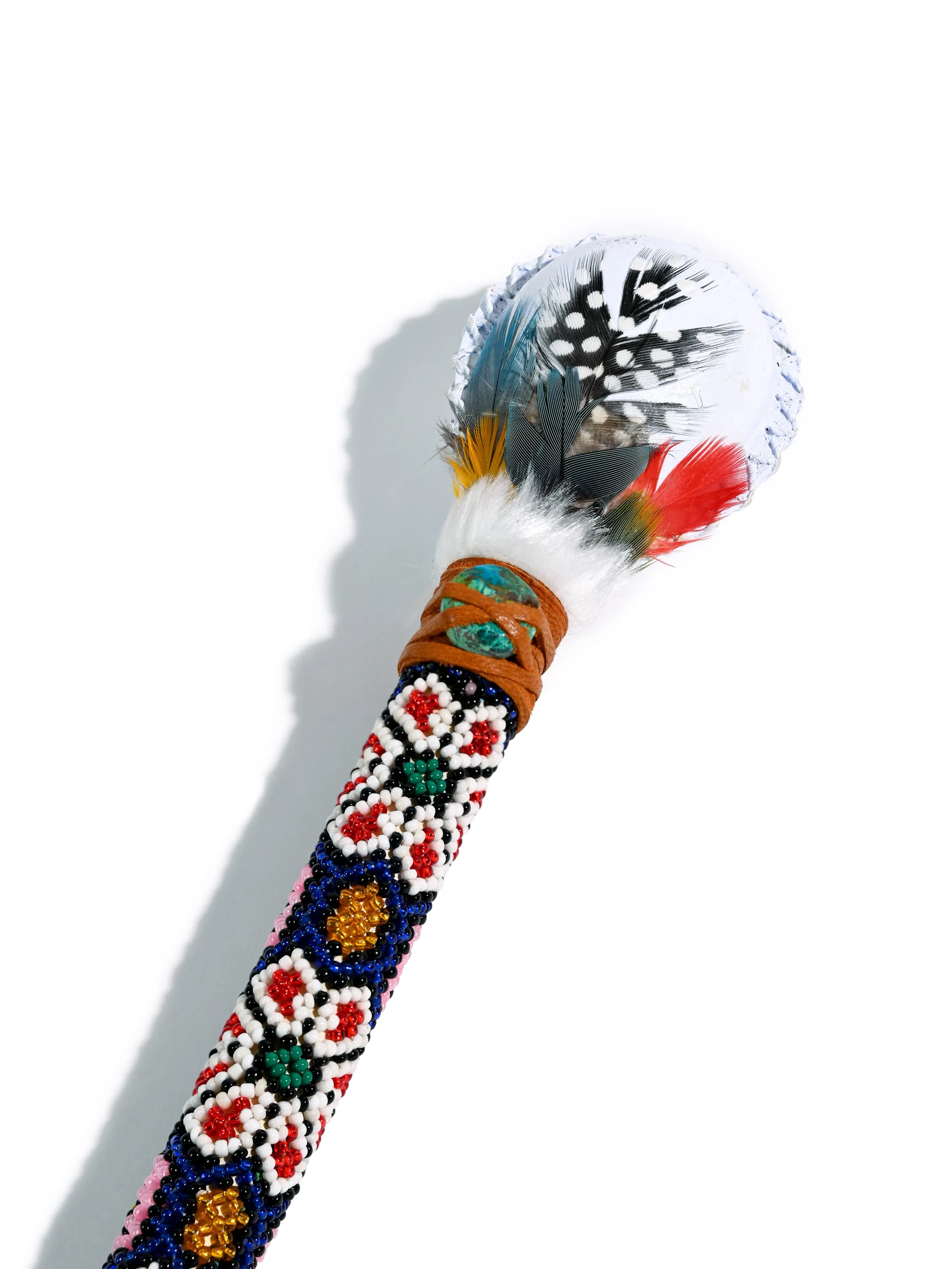 Ayahuasca Vine Beaded Rattle