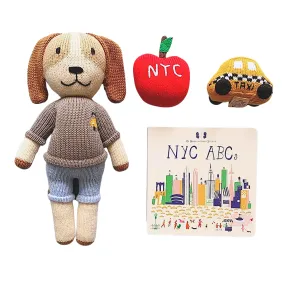 Baby Gift Set - NYC ABCs Book, Rattles, Doll
