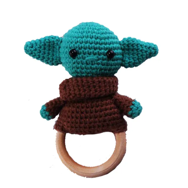 Baby Rattles Crochet Bunny Rattle Toy