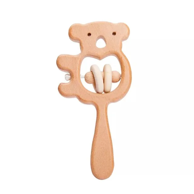 Baby Rattles Crochet Bunny Rattle Toy