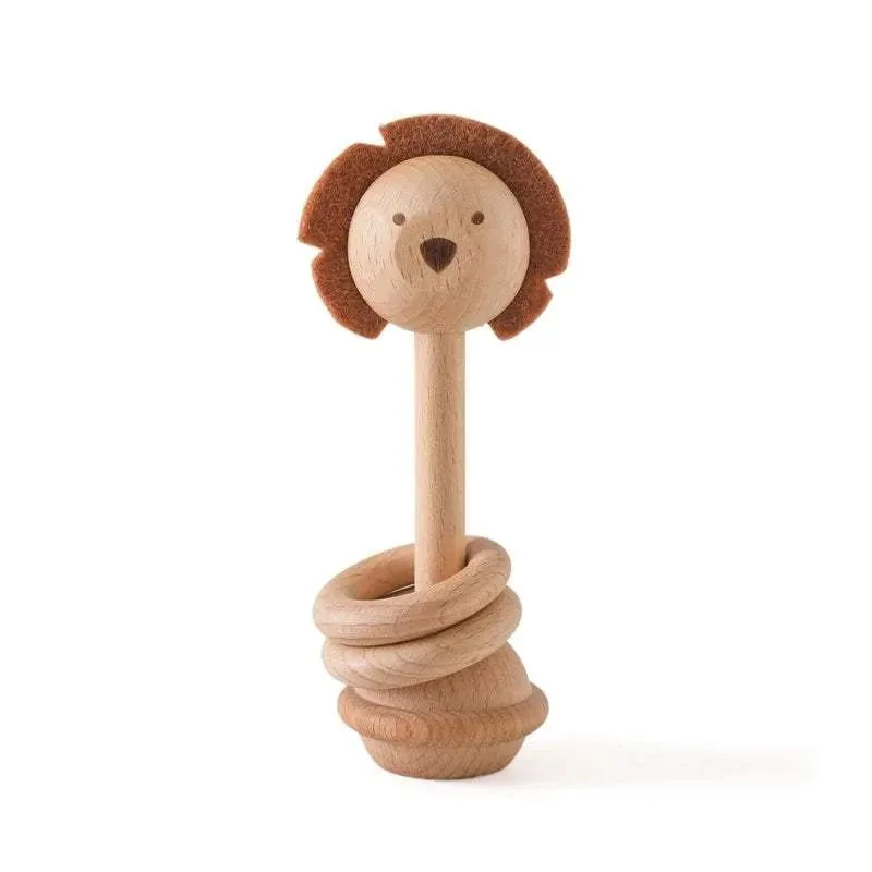 Baby Wooden Character Rattles