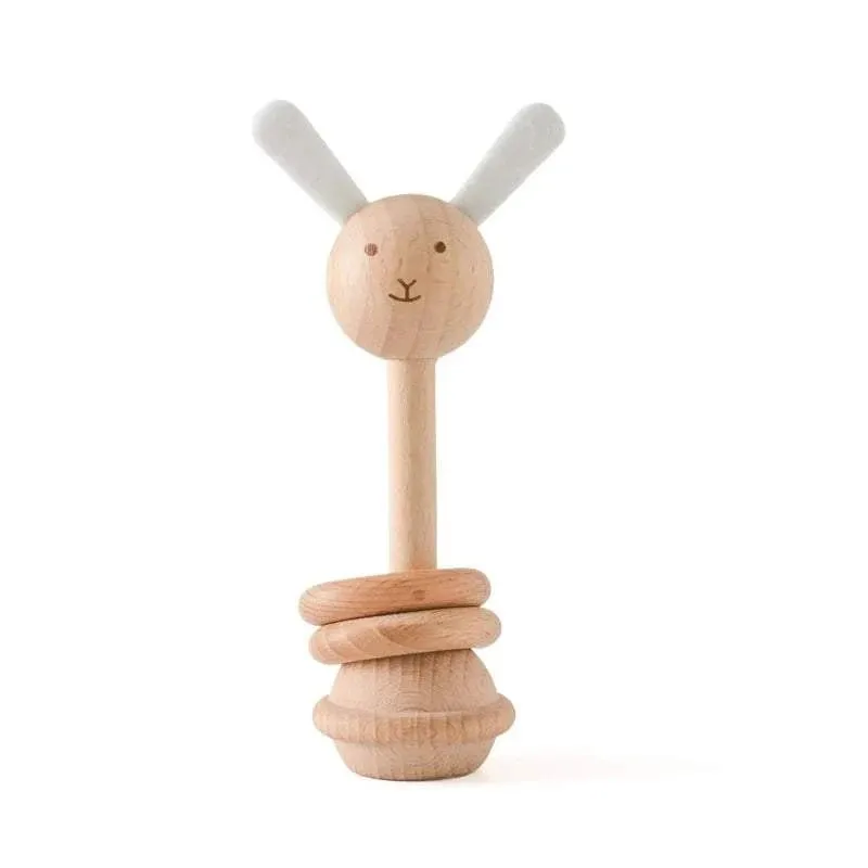 Baby Wooden Character Rattles