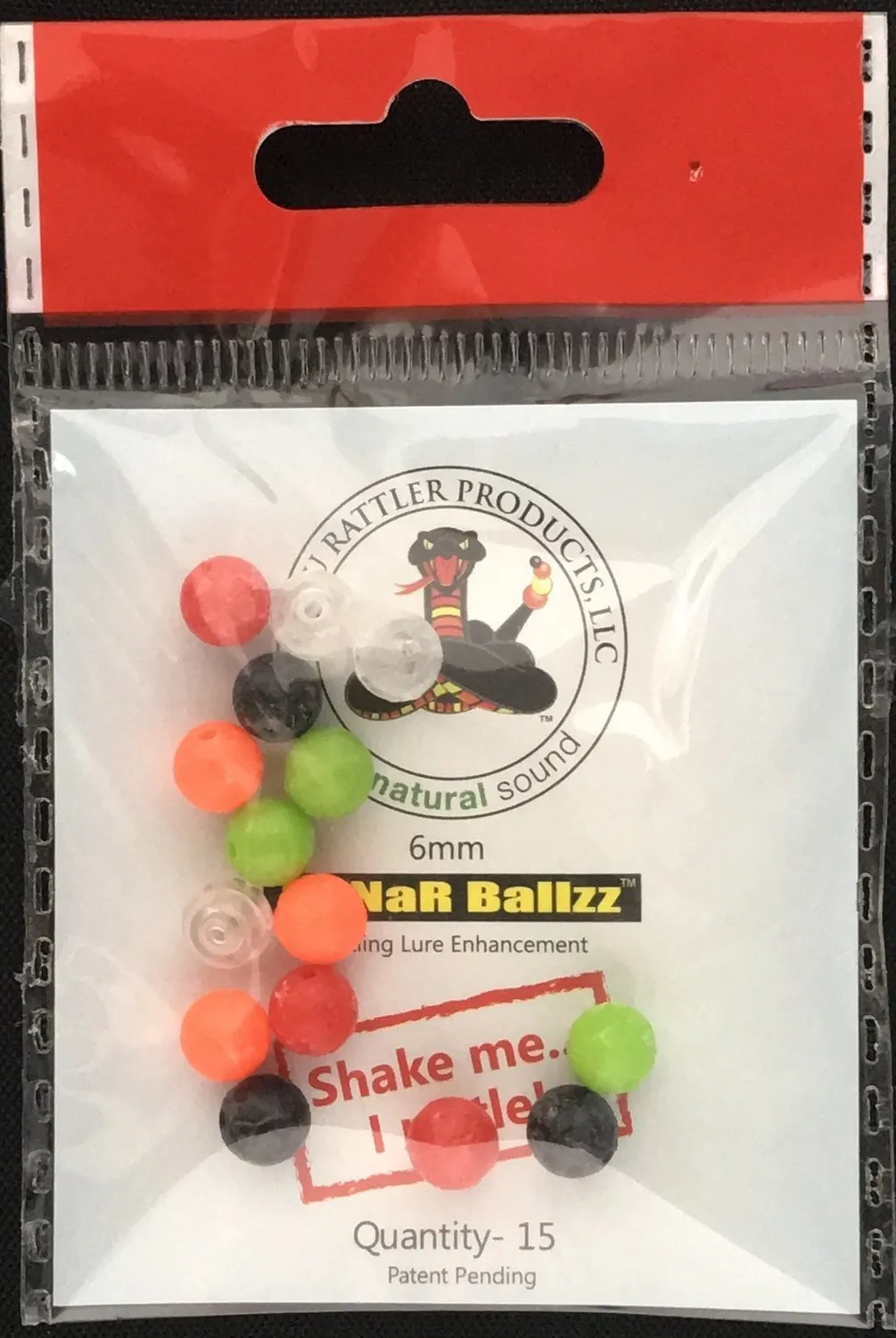 Bayou Rattler SoNaR BallZZ Assorted 6mm Rattles 15 pack