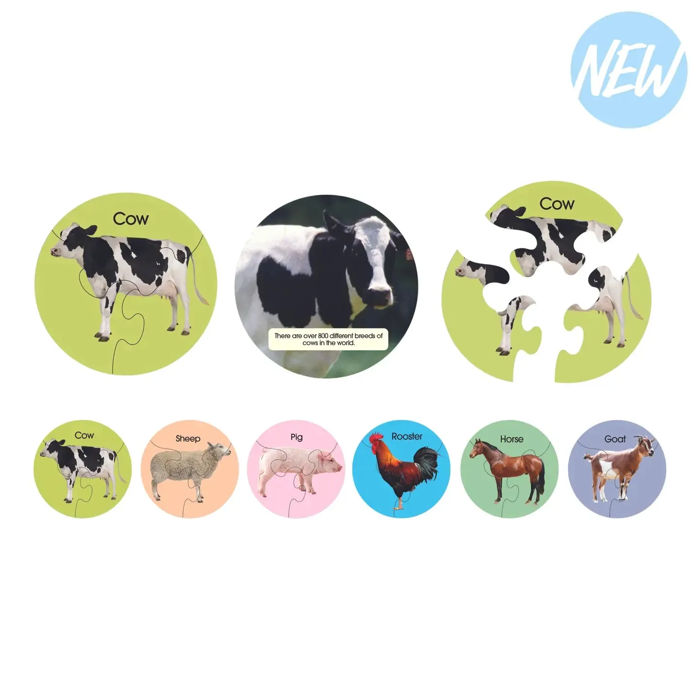 Begin Again Farm Puzzle 6 Pack