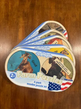 Begin Again Farm Puzzle 6 Pack