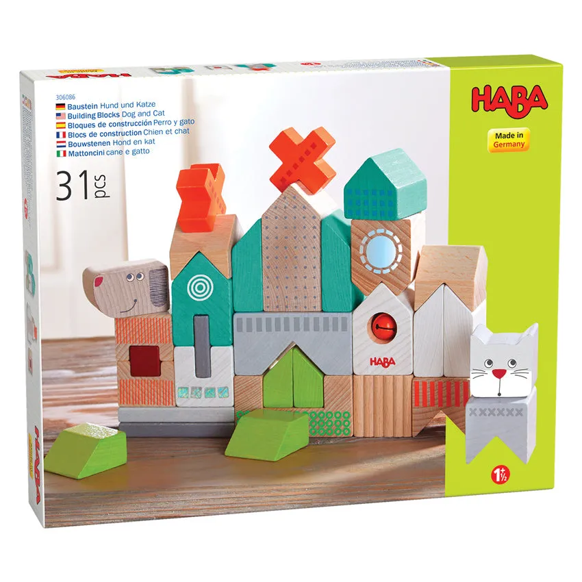 Building Blocks Dog and Cat