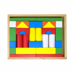 Building Blocks with Wooden Box (32 Pcs)