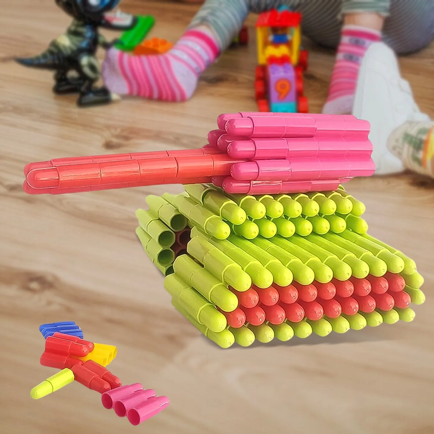 Bullet Shape Creative Building Blocks (88 Pcs)