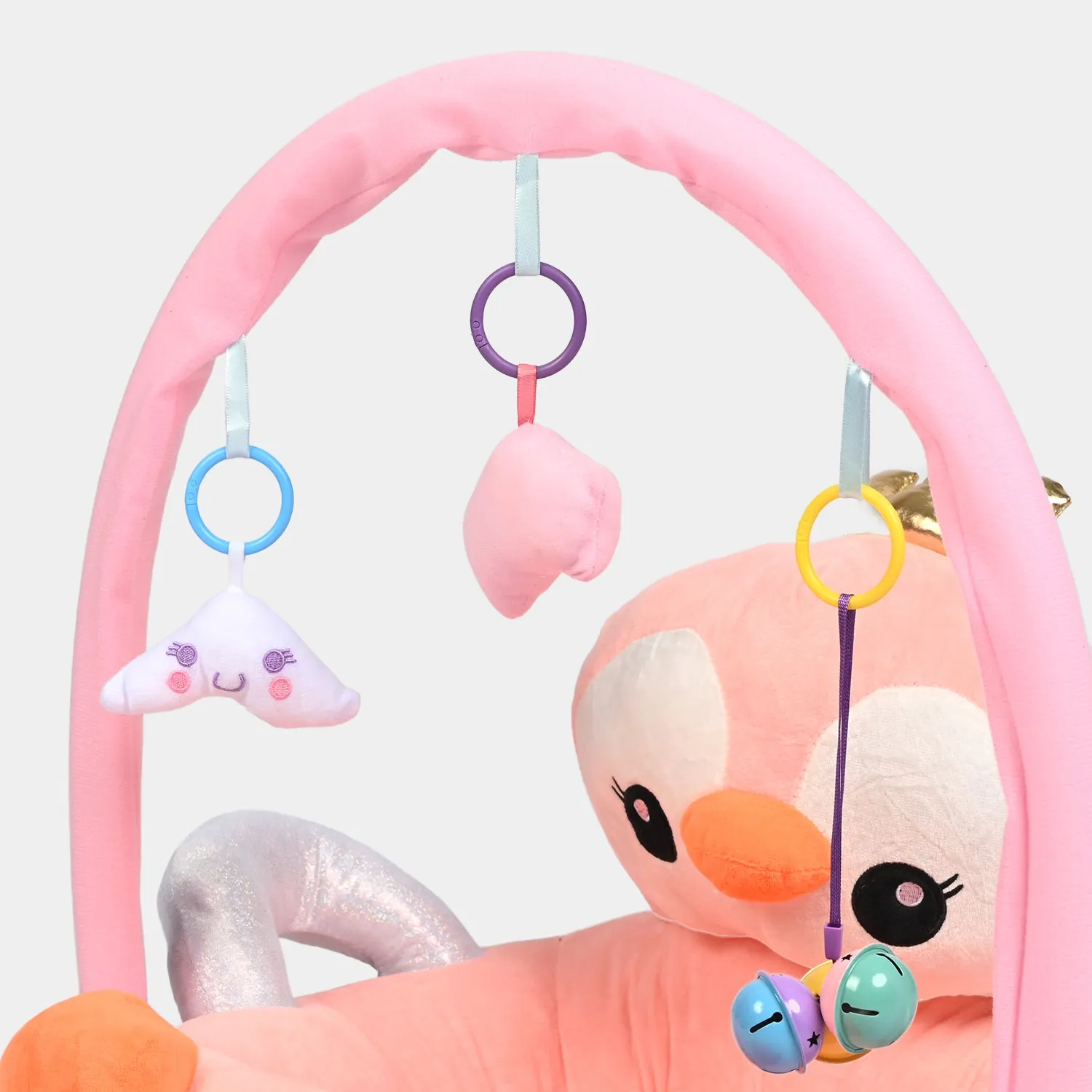 Cartoon Baby Floor Seat/Support Sofa Seat 6M  |  544-Peach