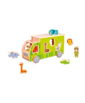 Classic World Animal Truck Wooden Shape Sorting Toy