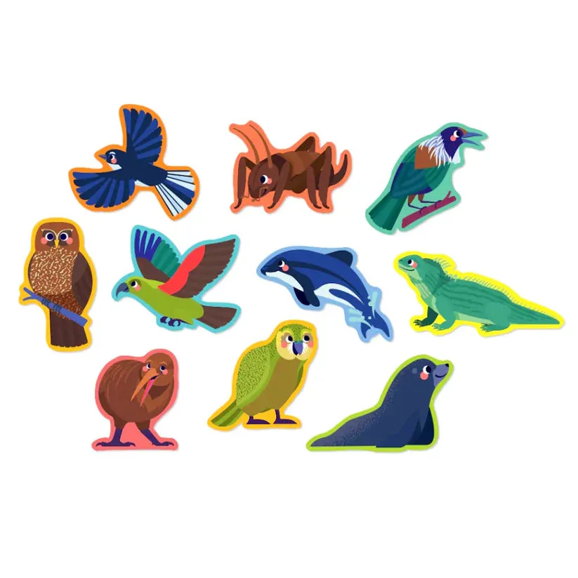 Croc Creek Lets Begin 10 Beginners Puzzles (NZ Animals)