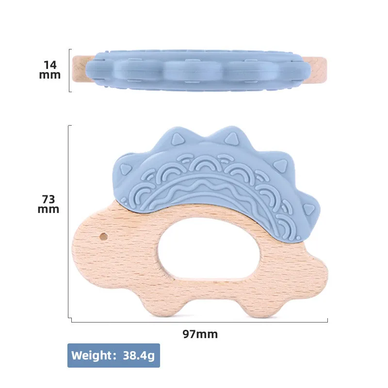 Custom Silicone and Wood Teether