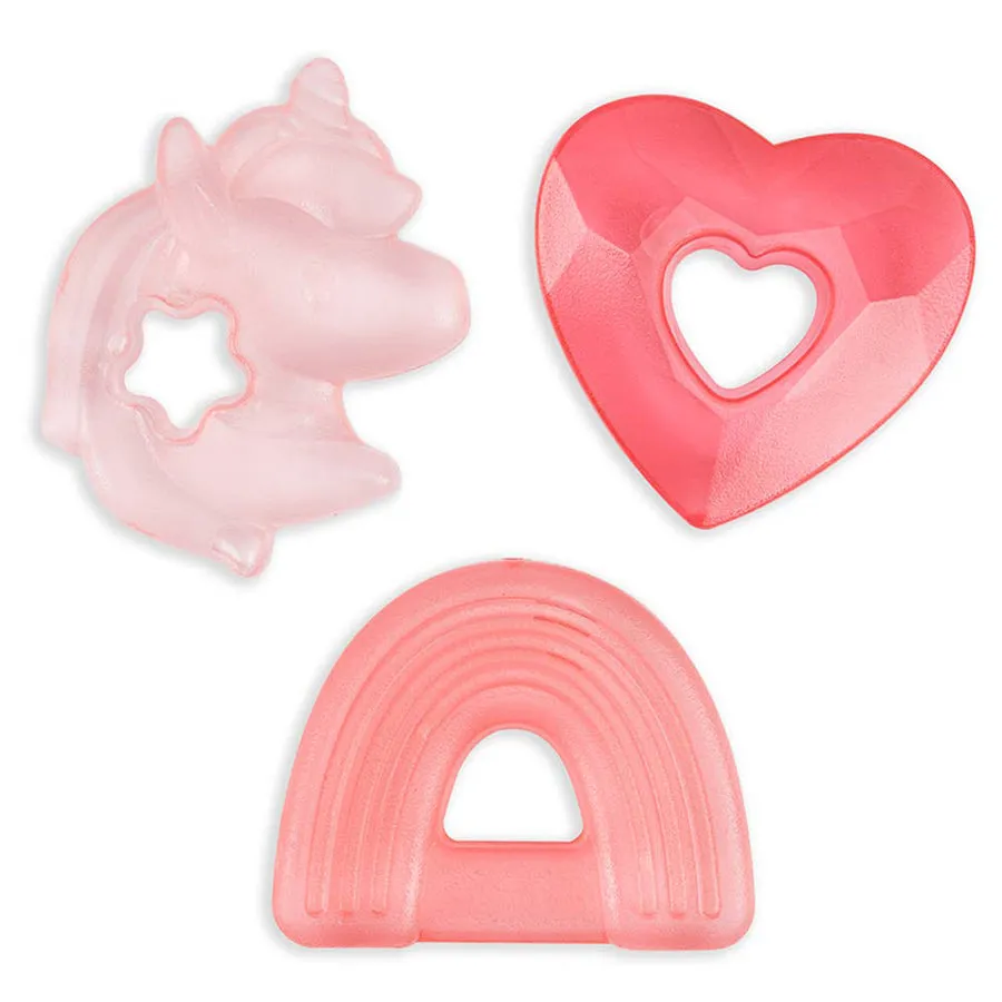 Cutie Coolers™ Unicorn Water Filled Teethers (3-pack)