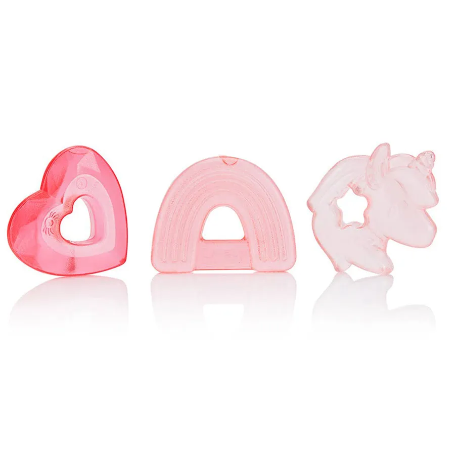 Cutie Coolers™ Unicorn Water Filled Teethers (3-pack)