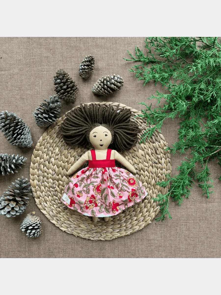 Daisy, Cotton Fabric Doll