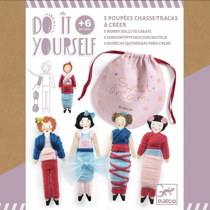 Djeco - Do It Yourself Worry Dolls