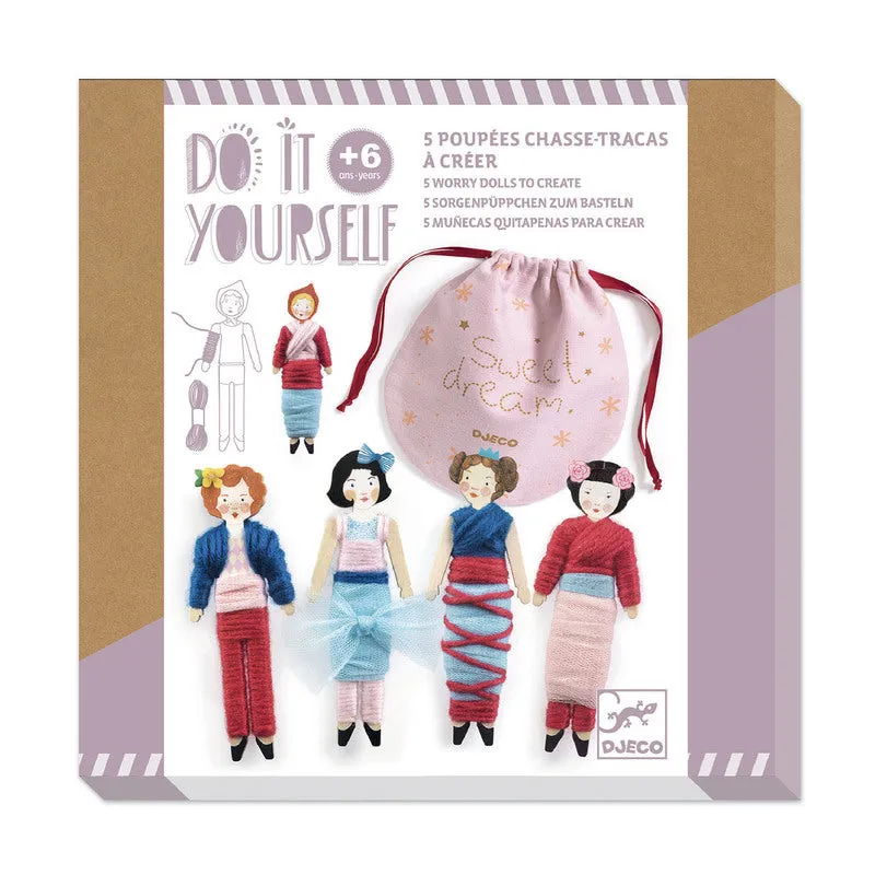 Djeco - Do It Yourself Worry Dolls